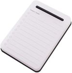 Mayurki Unstoppable Tasks – 31 Blank Daily To-Do Cards with Aluminum Desk Card Holder, Minimalist Office Productivity To-Do Cards, Modern Desk Gift for Teams, Managers & Students (Black)