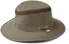 Tilley Mens Womens T5MO Lightweight Water Repellent Breathable Guaranteed for Life Organic Airflo Hat Olive