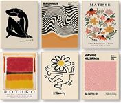 Matisse Wall Art Prints Set of 6, A