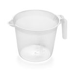 Addis 518007 Measuring and Mixing Jug with Handle, Transparent, 2 L