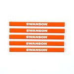 Swanson Tool CP700 Carded Carpenter Pencil, 5-Pack, Red