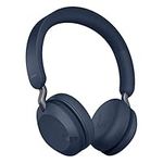 Jabra Elite 45h Wireless On-Ear Headphones – Compact, Foldable Earphones with 50-Hours Battery Life – 2-Microphone Call Technology – Navy Blue