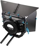 FOTGA Professional Matte Box Swing Away Sunshade for 15mm Rod DSLR Rigs Matte box Kit with Universal Lens Donut Set