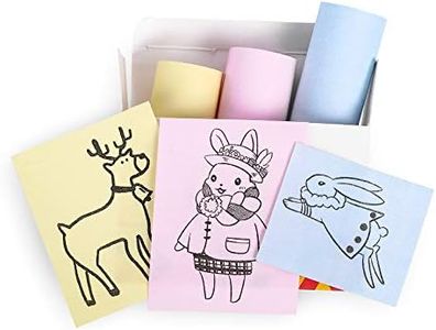 Memoking T02/M02X/M02L Pink/Yellow/Blue Thermal Paper-5-Year Non-Sticky 53mmx6.5m for Journal Photo Texts Study Notes and More, 3 Rolls