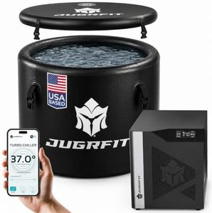JUGRFIT 108-Gallon Luxury Pro-Grade Cold Plunge Tub with 1050W Water Chiller – Ice-Free At-Home Recovery, Built-in Filtration, Weatherproof & Durable