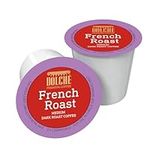 French Roast Coffee, Compatible Keurig K-Cup 2.0 Pods, Medium Roast, 96 Count Box, by Dolché