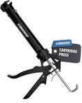 9" Caulking Gun for 310ml Cartridges – Heavy Duty Steel Frame – Drip-Free Manual Sealant Gun – for Silicone Sealant Mastic Adhesive & Grouting in Kitchen Bathroom & Construction Press
