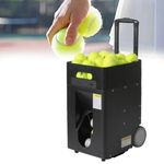 YSFHYAN Portable Tennis Ball Machine, Automatic Tennis Ball Launcher, 50-Ball Tennis Ball Machine, Pre-Programmed And Custom Drills, Complete Training Mode, For Beginners Solo Training Sports