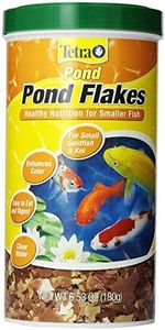 Tetra Pond Flakes Complete Nutrition for Smaller Pond Fish, Goldfish and Koi Fish, 6.35 oz