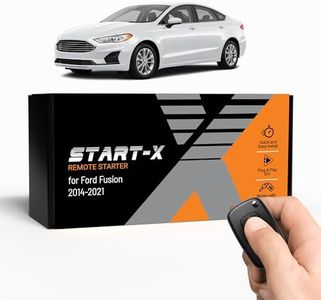 Start-X Remote Starter Kit for Ford Fusion (2014, 2015, 2016, 2017, 2018, 2019, 2020, 2021) | Push-to-Start & Key Ignition | Plug N Play | Press Lock-Unlock-Lock to Remote Start | No Wire Splicing