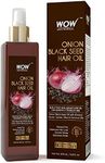 WOW Onion Black Seed Hair Oil - Promotes Growth Controls Fall No Mineral Silicones 200ml