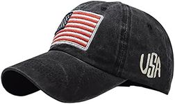 Adjustable Baseball Cap American Fl