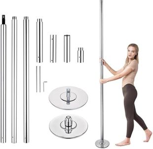 AW Portable 12ft Dancing Pole Kit with Extensions Fitness Dance Exercise Club Home