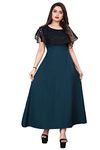 QENA NEW ALINE MAXI DRESS FOR WOMEN (5XL)