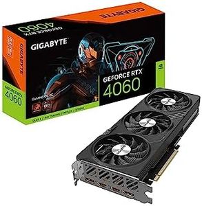 GIGABYTE GeForce RTX 4060 Gaming OC 8G Graphics Card, 3X WINDFORCE Fans, 8GB 128-bit GDDR6, GV-N4060GAMING OC-8GD Video Card