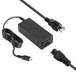 Chromebook Charger 45W USB Type C Laptop Charger Adapter Fit for Hp Chromebook X360 11 13 14 14A HP Spectre X360 More Lenovo Dell Acer Asus Samsung Lg Google Chromebook Computer Power Cord