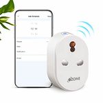 Ozone 16A Wifi Smart Plug with Energy Monitoring | Control Appliances from Your Smartphone | Works with Alexa & Google Assistant | Suitable for Refrigerators, Geysers, ACs, Water Motors | (Pack of 1)