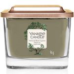 Yankee Candle Wick Candle, Wax, Vetiver & Black Cypress, Small