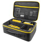 YAMTO Hard Portable Tool Carrying Case with Precision Fit & Organization fits for DEWALT DCS354B / DCS356B 20V Max Brushless Cordless Oscillating & Milwaukee M18 2626-20 Multi-Tool,Storge Mastermind