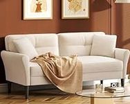 Kidirect 69" White Couch, Loveseat 