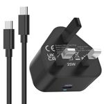 Samsung Charger 25W PPS Super Fast Charging for Galaxy S24/S24+/S23/S22/S21/S20/S20fe/A05S/A04S/A15/A14/A34/A54/A13/A23/A24/A25/A35/A55/A53/M15/M35/M55,Phone USB Type C to C Cable Fast Charge and Plug