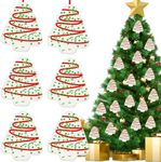 Syhood 6 Pcs Faux Christmas Tree Sn