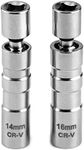 QWORK® 2Pcs Thin Wall Spark Plug So