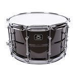 Ludwig Universal Black Brass Snare Drum - 8-inch x 14-inch Universal Black Brass Snare Drum - 8-inch x 14-inch, Chrome H