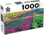 Jigsaw Puzzles for Adults 1000 Puzzles | Shikisai Hill, Japan | 1000 Pieces Jigsaw Puzzles