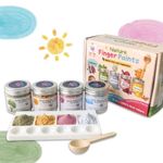 Lattooland Nature Finger Paints for Babies & Toddlers | 100% Natural Taste-Safe & Non-Toxic Finger Baby-Safe Colour Set | Vegetable Based Child -Safe Paint for Sensory Play, Art & Creative Learning
