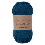 Utopia Crafts Re-Cotton Knitting Yarn, 100g (Blue Whale)