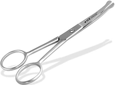 Exklusive Fellschere Pfotenschere Gebogen Haarschere Hundehaar-Schere (11,5 cm)