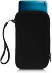 kwmobile Carrying Case Compatible with Nintendo 3DS XL - Neoprene Console Pouch with Zipper - Black