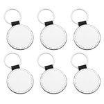 Sublimation Blank Keychain 2022 Christmas Ornaments Sublimation Keychains Keyrings, Round, S