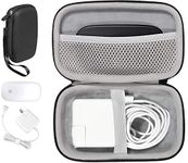 MacBook Accessories All in one Case by CaseSack, Customized Pockets for MagSafe 2/MagSafe, Magic Mouse 2/1, Apple Pen 2/1, iPhone Charger, Qi Wireless Charger and USB C Hub, Type C Hub