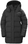 Helly-Hansen Women's Aspire Puffy Parka Waterproof Windproof Breathable Jacket, 990 Black, Medium