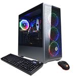 CyberpowerPC Gamer Xtreme VR Gaming PC, Intel Core i5-11400F 2.6GHz, 8GB DDR4, GeForce RTX 2060 6GB, 500GB NVMe SSD, WiFi Ready & Win 11 Home (GXiVR8060A11) Black