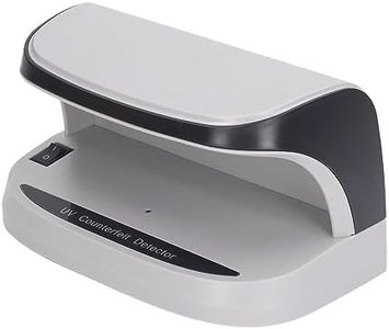 Jectse Compact UV Counterfeit Bill Money Detector, Portable with Automatic On Off, Durable LED Lamp, Wide Usage for Dollar, Euro, Yuan, Pounds, Passport, Credit Card