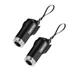 SEMTION Window Glass Breaker Seatbelt Cutter 2 in 1 Car Emergency Escape Tool with Keychain (Upgraded Version) Black-2pcs