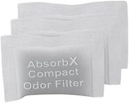 iTouchless 3-Pack AbsorbX, Absorbs Odors, Trash Deodorizer, Compact Filters