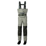 8 Fans Men's Fishing Chest Waders,3 Ply Durable Breathable and Waterproof with Neoprene Stocking Foot for Fly Fishing