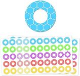 2000 Pack, Hole Reinforcement Stickers Labels - 0.25", 20 Assorted Designs