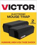 Victor M250BSR-2 Indoor Electronic Humane Mouse Trap - No Touch, No See Electric Mouse Trap - 2 Pack