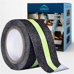 LifeKrafts Anti-Skid Tape for Stairs Black and Glow Tape for Stairs, Floor, and Ramps Heavy Duty Adhesive Non-Slip Tape | Black – Glow 10Mx50MM | Safety Anti Slip Tape