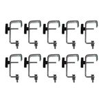 10x Thor CL001 50mm Hook Clamp G Clamp Pipe Lighting Disco Stage Theatre Silver