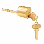 CRL SE70007 Segal Lock Key Cylinder Brushed Brass Finish - Cylinder and 2 Keys Only