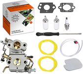 P3314 Carburetor for Poulan Chainsaw Parts PP4218A Air Fuel Filter with Adjustment Tool Tune-up Kit for P3416 P3816 P4018 PP3416 PP3516 PP3816 PP4018 PP4218 PPB3416 PPB4018 PPB4218 545070601