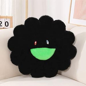 FIONOUT Flower Pillow,Flower Shaped Throw Pillow,Flower Face Floor Cushions Floor Pillow,Colorful Sunflower Plush Pillow,Cute Room Decor Decorative Pillows for Sofa Bedroom Car(60CM/23.6in)