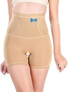 Dermawear Women's Blended Mini Body Shapewear (DMSL_BeigeLarge)