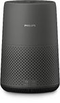 PHILIPS Air Purifier 800 Series, Purifies Rooms up to 698 sq ft (in 1h), 93 CMF Clean Air Rate (CADR), HEPA & Active Carbon Filter, 99.99% allergen removal, Connected Air+ App, AC0850/41, Dark Gray